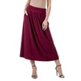thumbnail image 5 of Womens Foldover Midi Skirt, 5 of 11