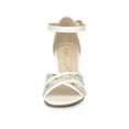 thumbnail image 6 of BLISSFUL STEP Women's Floral Mesh Lace Wedges Sandals, 6 of 6