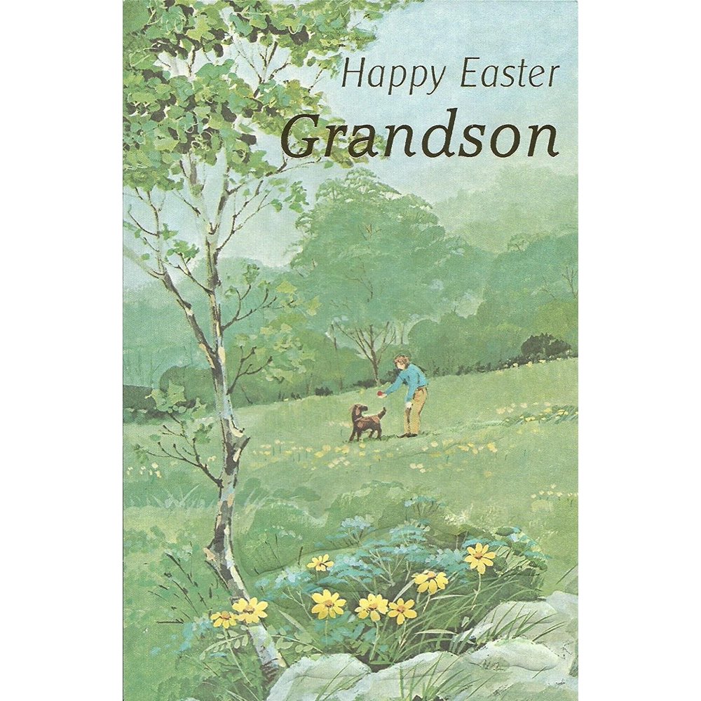 Happy Easter Grandson (E16), Cover Happy Easter Grandson By Popular