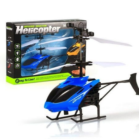 Flying Mini RC Infraed Induction Helicopter Aircraft Flashing Light Toys For