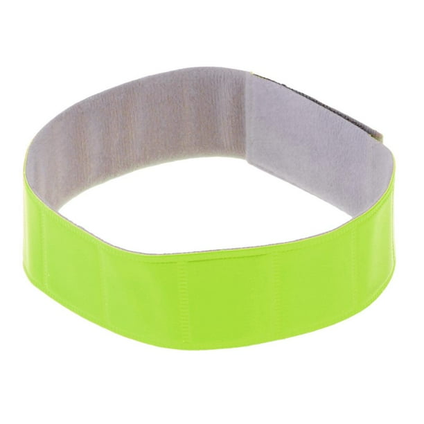Muñequera Reflectante de Visibilidad/banda para El Tobillo/brazalete/correa para La Pierna para Seguridad en Deportes Al Aire Libre Amarillo fluorescente Baoblaze Pulsera reflectante