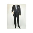 thumbnail image 2 of Men's Suit Wool Cashmere Georgio Cosani Two Buttons 910-04 Gray Pinstripe, 2 of 12