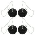 thumbnail image 1 of Shisuyan Bath Tub Stoppers Black PVC 4Set, 1 of 8