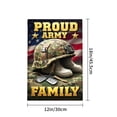 thumbnail image 4 of Amhnf Proud Army Family Garden Flag For Home Outdoor Garden Yard Decor 12x18 inch, 4 of 5