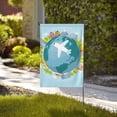 thumbnail image 4 of Easygdp Dreaming Travel Garden Flag Yard Flag Welcome Flag, Double-Sided, Weather Resistant for Outdoor Decor - 28"x40", 4 of 9