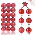 thumbnail image 3 of 2024 3/4/6cm 36 piezas Bolas de Navidad con purpurina de colores Adornos colgantes brillantes para árbol de Navidad para el hogar, la casa, el bar, la fiesta, decoración navideña, 3 of 4