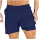 thumbnail image 1 of Pantalones Cortos Atléticos Forrados para Hombres Casual Deportes de Doble Capa Forro Delgado, Pantalones Cortos Tejidos Respirables de Cinco Cuartos para Correr, Fútbol Y Entrenamiento, 1 of 4
