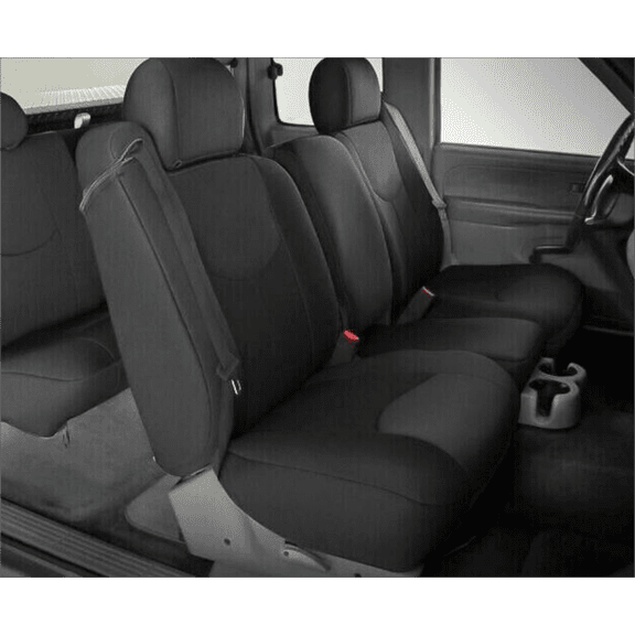 KUAFU 1st Row Set Cloth Seat Covers For 99-06 Chevy Silverado 1500 Extended Cab