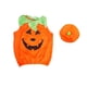 thumbnail image 2 of Disfraz de calabaza de Halloween para bebé, ideal para fiesta de disfraces de carnaval. Sin bolsa, 2 of 9