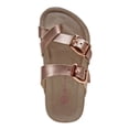 thumbnail image 5 of Laura Ashley Rose Gold Footbed Slide Sandal (Toddler Girls), 5 of 5