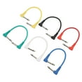 thumbnail image 4 of Ccdes Effects Cable,Right Angle Patch Cables,6Pcs Guitar Effect Cable Right Angle Universal Instrument Patch Cables For Pedals 6.35mm, 4 of 8