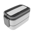 thumbnail image 1 of AQXREIGHT Lunch Box Double Layer Microwave Safe Leakage Proof Stainless Steel Portable Divided  Box For Office School Picnic Tiffin Box For Adults Lunch Box Microwave Safe, 1 of 7