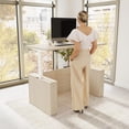 thumbnail image 2 of Stratus 60W Standing Desk with Modesty Panel in Natural Elm - Engineered Wood, 2 of 8