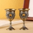 thumbnail image 5 of Joernso 20ml Wine Cup Vintage European Style Zinc Alloy Beverage Goblet Champagne Glass for Bar, 5 of 8