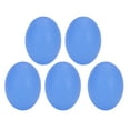 thumbnail image 2 of Pelota de agarre de mano, 5 piezas, forma ovalada, pelota de agarre elástica para rehabilitación, pelota de ejercicio de muñeca, rendimiento comprobado, 2 of 14