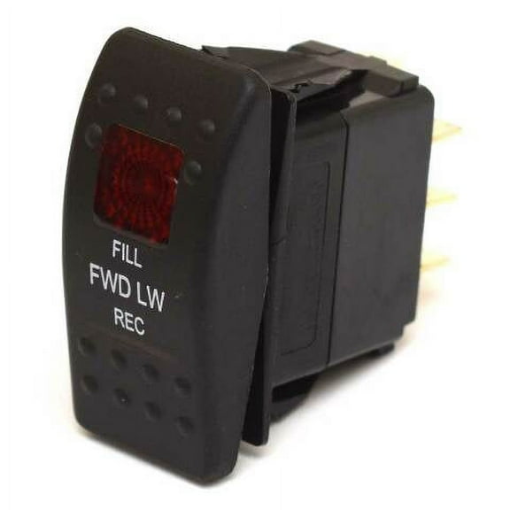 Carling On/Off/On Contura II Boat Rocker Switch | FWD Livewell 4-Spade