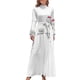 thumbnail image 1 of Vestido largo con estampado de palabras de Nueva York, ropa de verano para mujer, vestido de verano, 1 of 4
