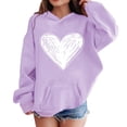 thumbnail image 5 of YunPes Girls Boys Hoodie Long Sleeve Pullover Plain Casual Elegant Tops Loose Long Sleeve T Shirt Winter Boys Jacket 2t, 5 of 5