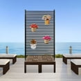 thumbnail image 6 of Outdoor Privacy Fence Planter Placement Isolation Screen Decor W/ Standing Feet, 6 of 19