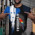 thumbnail image 2 of 2026 Soccer Cup Graphic Jersey for Men, Short Sleeve Crew Neck Tee with Player Silhouette & Watercolor Flag for Streetwear & Fan Gathering White XXXL, 2 of 7