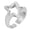 Silver, variant on Y2K Style Silver/Gold Opening Rings Adjustable Rings Party Jewelry Accessory