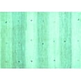 thumbnail image 1 of Ahgly Company Machine Washable Indoor Rectangle Solid Turquoise Blue Modern Area Rugs, 6' x 9', 1 of 4