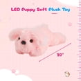 thumbnail image 2 of Peluche WEWILL Cachorro Rosa de 25 cm con Luz LED, 2 of 9