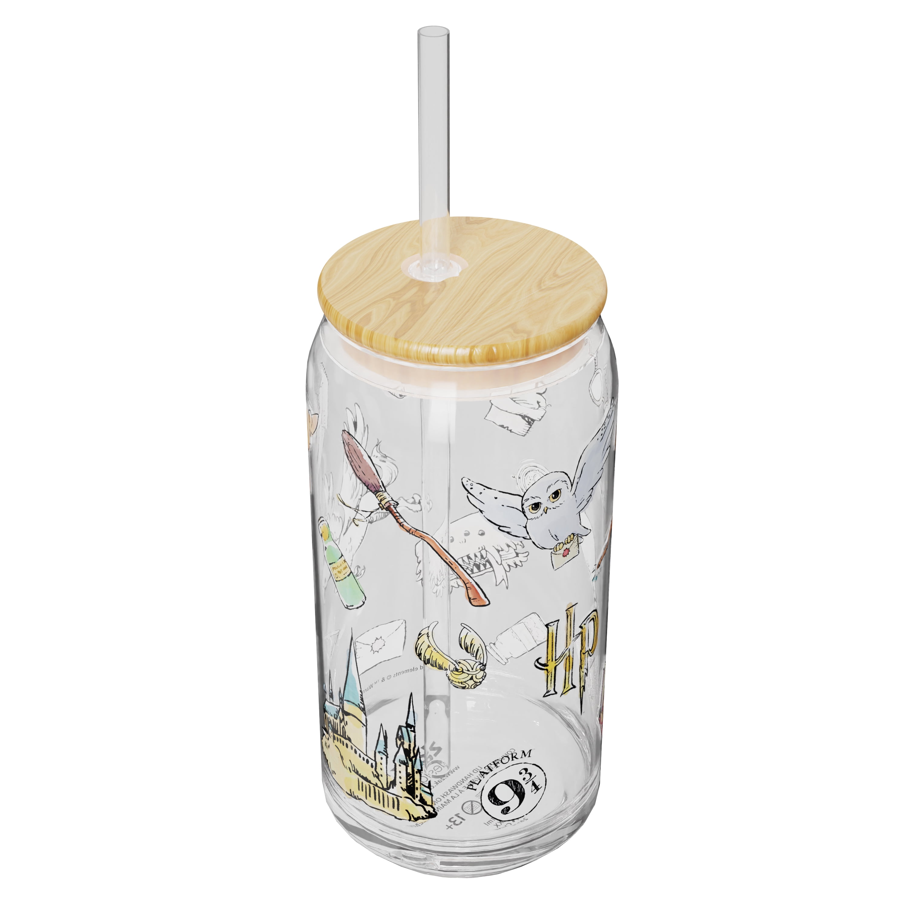 Zak Designs 20oz Harry Potter Glass Hadley Tumbler