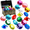 16-Piece Underwater Treasure Dive Set A, variant on 16-Piece Underwater Treasure Dive Set with Colorful Large Gemstones and Pirate Chest, Sinking Pool Gems for Swim Dive Practice and Pool Treasure Hunt Adventure