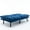 Navy Blue, variant on Navy Blue 2 - seat Sofa Bed / Adjustable Arm 180°/165°, Living Space Use