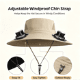 thumbnail image 7 of WKSCLPAI Wide Brim Solar Fan Hat - Clearance Sale! Fishing Hat with 2 Built-in Solar Fans, 3-Speed Adjustable & USB Rechargeable, Dual Power Mode Sun Hat for Men Women Outdoor, 7 of 7
