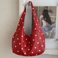 thumbnail image 4 of Hsqqdc Polka Dot Pattern Shoulder Bag, Large Capacity Casual Tote Hasp Handbag, 4 of 7