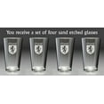 thumbnail image 2 of O'Farrell Irish Coat of Arms Pint Glasses - Set of 4 (Sand Etched), 2 of 2