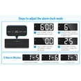 thumbnail image 6 of ORIA Digital Alarm Clock, 6.5inch Large Display LED Clock, 6 of 8