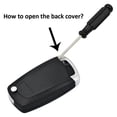 thumbnail image 3 of Llave remota flotante modificada Yashi 4 botones 433 MHz sin chip 7935AA ID44 color negro y plateado, 3 of 5