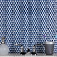 thumbnail image 3 of Merola Tile Fkompr-2 Hudson Penny Round - Sapphire, 3 of 7