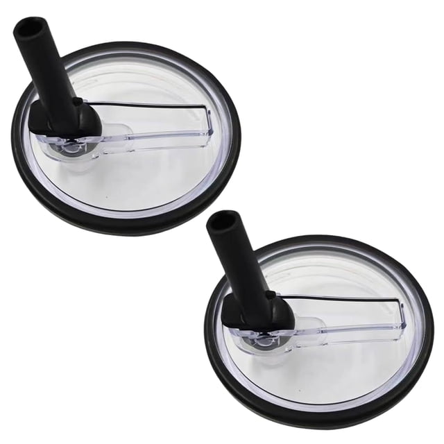2 Pcs Couvercle à Paille Rabattable pour Gobelet de 40 oz, Couvercles de Gobelet Anti-Éclaboussures et Résistants aux Éclaboussures, Couvercle de Gobelet Réutilisable pour Gobelet de Voiture et Gobelet de 40 oz