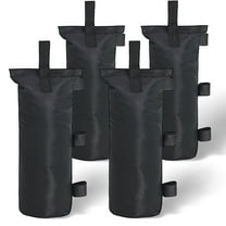 VentuLodge Canopy Weights Sand Bags: High-Capacity 112 LBS, Durable for Pop Up Canopy Tents, Outdoor Instant Sun Shelters, Patio Umbrellas, 4-Pack Set, Sand Not Included