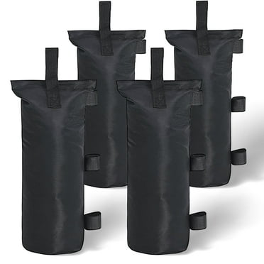 VentuLodge Canopy Weights Sand Bags: High-Capacity 112 LBS, Durable for Pop Up Canopy Tents, Outdoor Instant Sun Shelters, Patio Umbrellas, 4-Pack Set, Sand Not Included