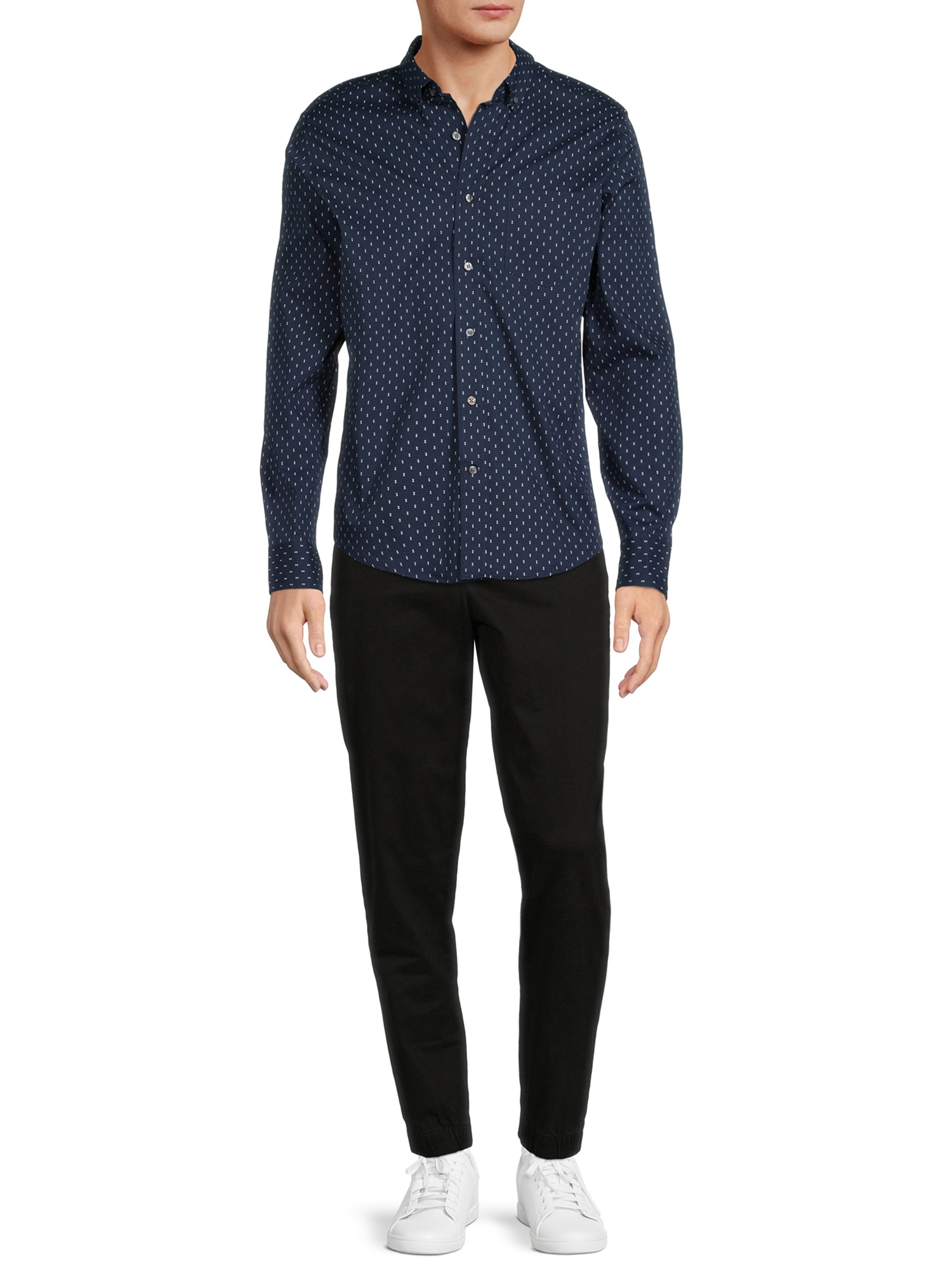 George Men’s Poplin Shirt with Long Sleeves