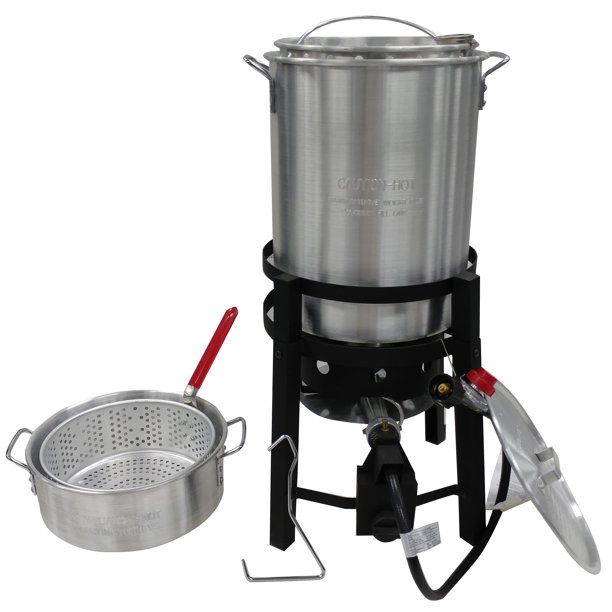 Grillsmith Deluxe Combo Turkey & Fish Fryer Set