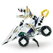 Power Rangers Dino Thunder: Red/Gold Raptor Rider With 5-inch Figure