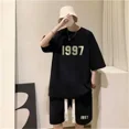 thumbnail image 5 of Nuevos conjuntos de pantalones cortos de moda de verano para hombre, chándales con gráficos de oso de anime, ropa deportiva de tendencia, trajes de 2 piezas, ropa de calle, conjuntos unisex, 5 of 5