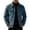 Navy, variant on Men's Suede Jacket Snap Button Front Multi-Pocket Trucker Jackets Long Sleeve Fall Vintage Casual Outerwear