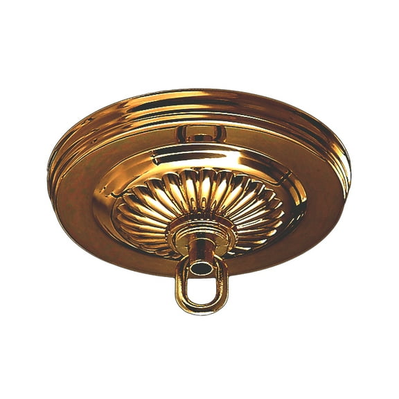 B&P Lamp® Solid Brass Canopy Kit, 5 1/4" Dia., Antique Brass