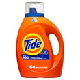 thumbnail image 2 of Tide Laundry Detergent Liquid, Original Scent, Works on 100% of Common Stains, Laundry Soap, Liquid Laundry Detergent, 2.48 Litres, 64 Wash Loads, 2 of 22