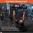 thumbnail image 4 of Par de mancuernas hexagonales de goma Body Sport de 10 lb, 4 of 9