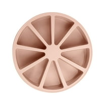 Lcxifdre 9-Cavity Silicone Scone Baking Mold, Wedge Portion Cake Mold Pan, Pie Cake Pan Cornbread Baking Mold, Silicone Pie Pans for Bread Polenta