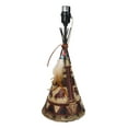 thumbnail image 6 of Southwestern Indian Bisons Buffalo Teepee Hut Dreamcatcher Feathers Table Lamp, 6 of 11