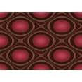 thumbnail image 1 of Ahgly Company Machine Washable Indoor Rectangle Transitional Red Brown Area Rugs, 5' x 7', 1 of 1